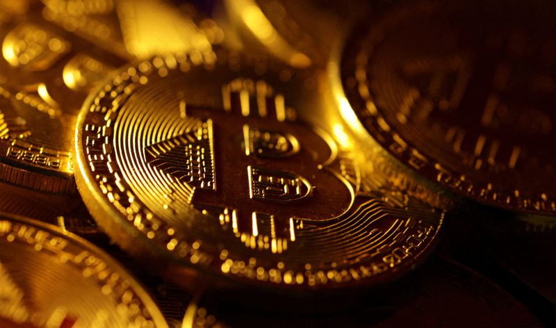 Bitcoin jumps in biggest weekly rally in four months