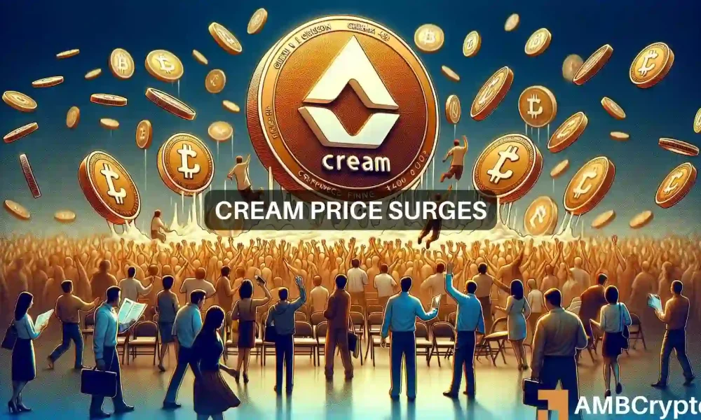 Crypto Cream Finance jumps 65%: is it the new hot pick?