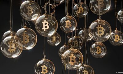 Hanging Bitcoin lightbulbs