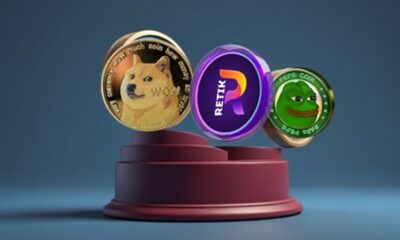 Pepe Coin (PEPE), Dogecoin (DOGE), Retik Finance (RETIK)