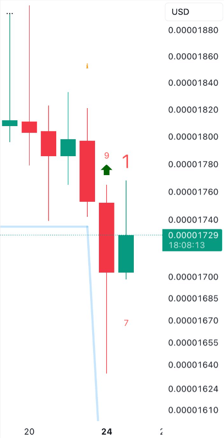 Shiba Inu Price Action Analysis.  Source: Ali Martinez