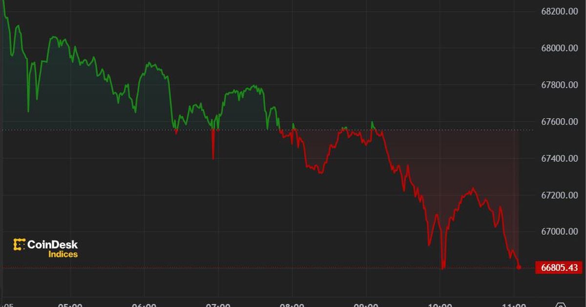 Bitcoin (BTC) Price Falls Below $67,000 as Streak of ETF Inflows Ends