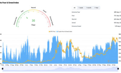 Crypto fear and greed index plunged to 30 amid market volatility, lowest since January 2023