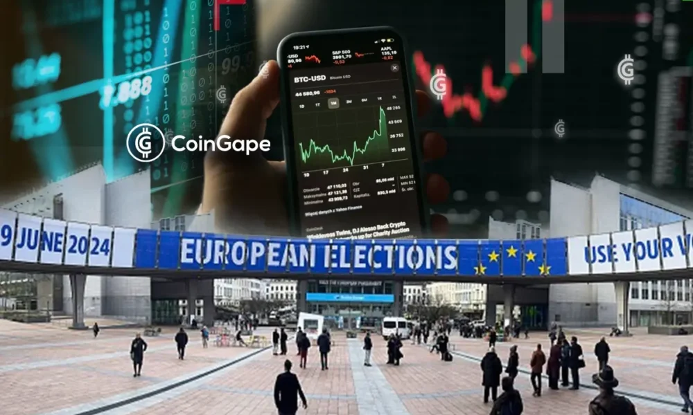 The cryptocurrency market faces uncertainty following the results of the European Parliament elections