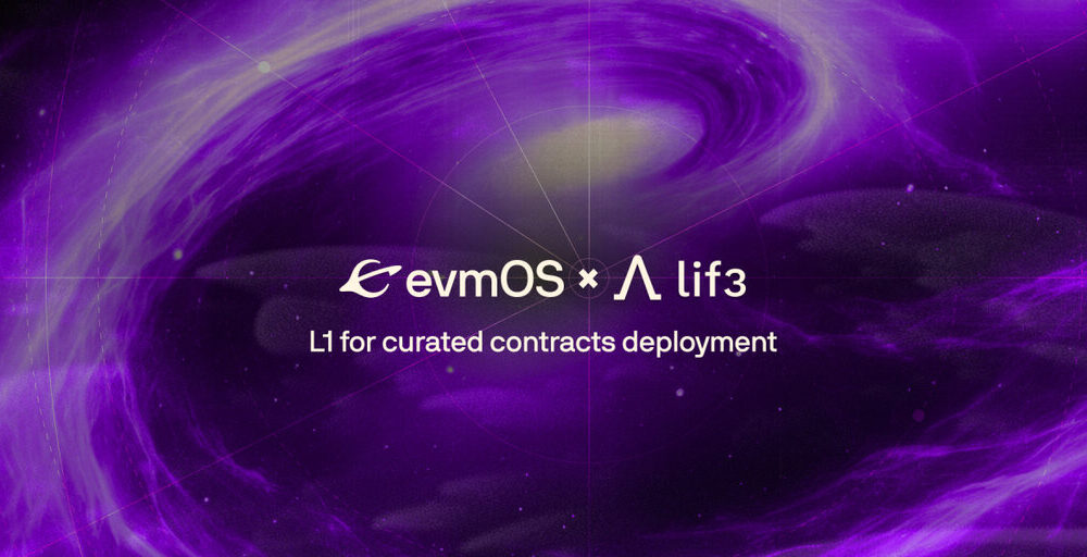 Lif3.com Partners with evmOS to Deploy “Lif3 Chain,” First Layer-1 Solution with Curated DeFi Contracts