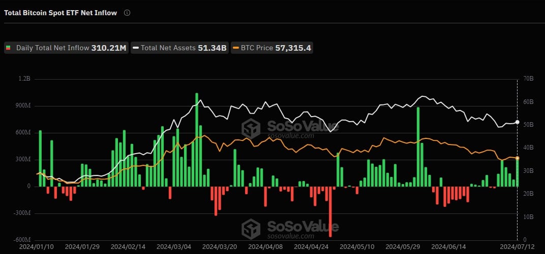 Bitcoin Spot ETF Inflow