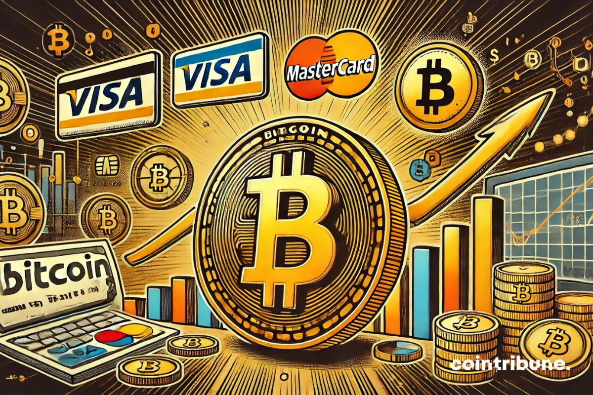 Bitcoin surpasses Visa and Mastercard in transaction volume!