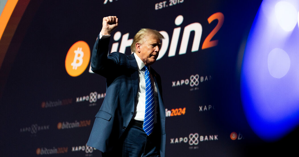 Trump, appealing to Bitcoin fans, promises the US will be the 'crypto capital of the planet'