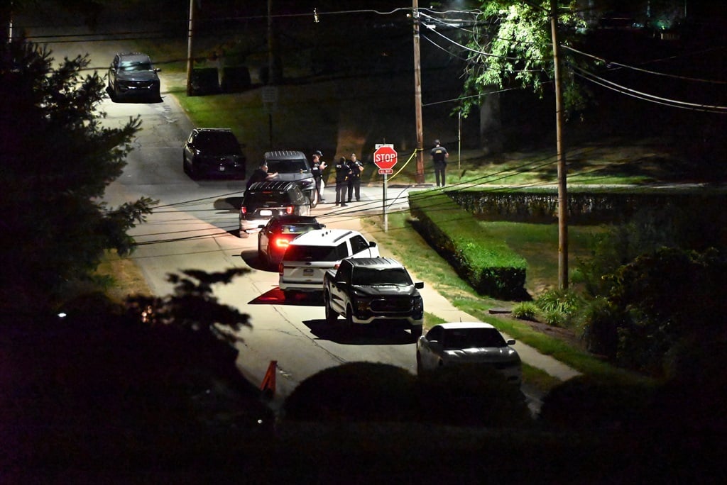 Police cars outside the residence of Thomas Matthew Crooks, the alleged shooter at a Trump rally on Saturday, investigate the area in Pennsylvania. In the aftermath of the incident, one rally attendee was killed, two rally attendees are in critical condition and Donald Trump suffered a non-fatal gunshot wound. The shooter is dead after being killed by the United States Secret Service. (Photo by Kyle Mazza/Anadolu via Getty Images)