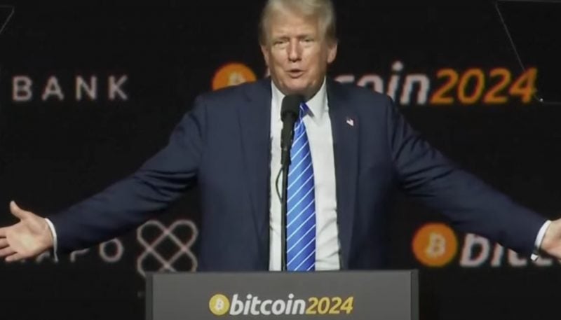 Trump's Bitcoin 2024 Speech Triggers $24M in Long-Term Liquidations Amid Market Volatility